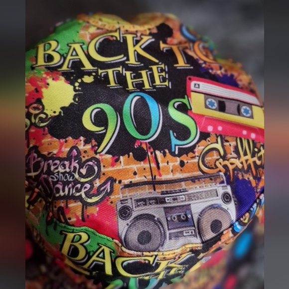 NWT - Choose Retro Graffiti Style 80s/90s Reversible Bucket Hat/ Unisex - Picture 12 of 17
